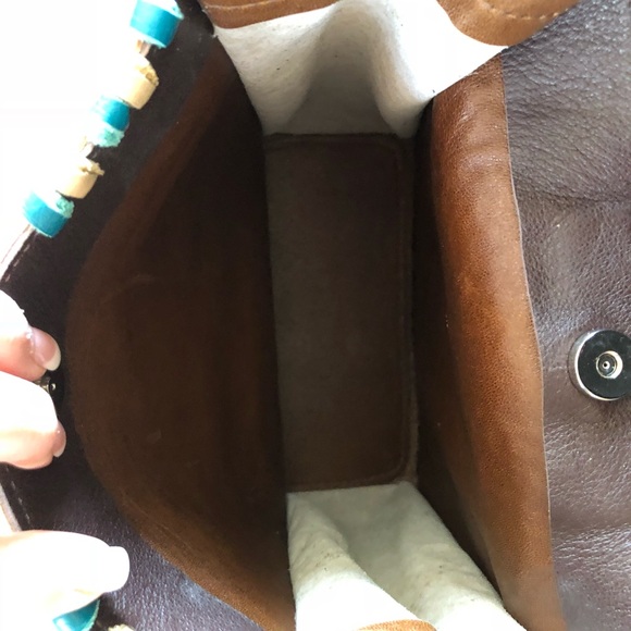 🌵SOLD🌵 Leopard Cowhide & Brown Leather Crossbody - Picture 8 of 8